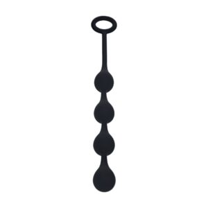 Bolas Anais De Silicone Em Forma De Gota De Àgua S 20Mm Pretas Levelz