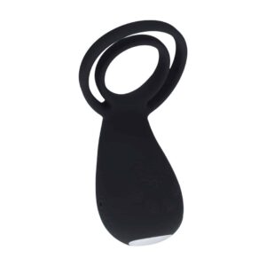 Anel Para O Pénis E Testículos Com Vibração Preto Levelz