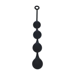 Bolas Anais De Silicone Em Forma De Gota De Àgua Xl 50Mm Pretas Levelz
