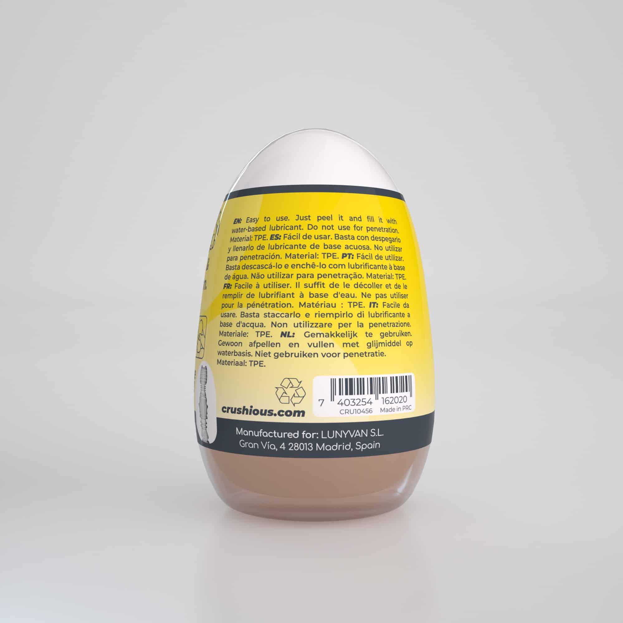 Ovo Masturbador Ezy Egg Anal Crushious - Image 7