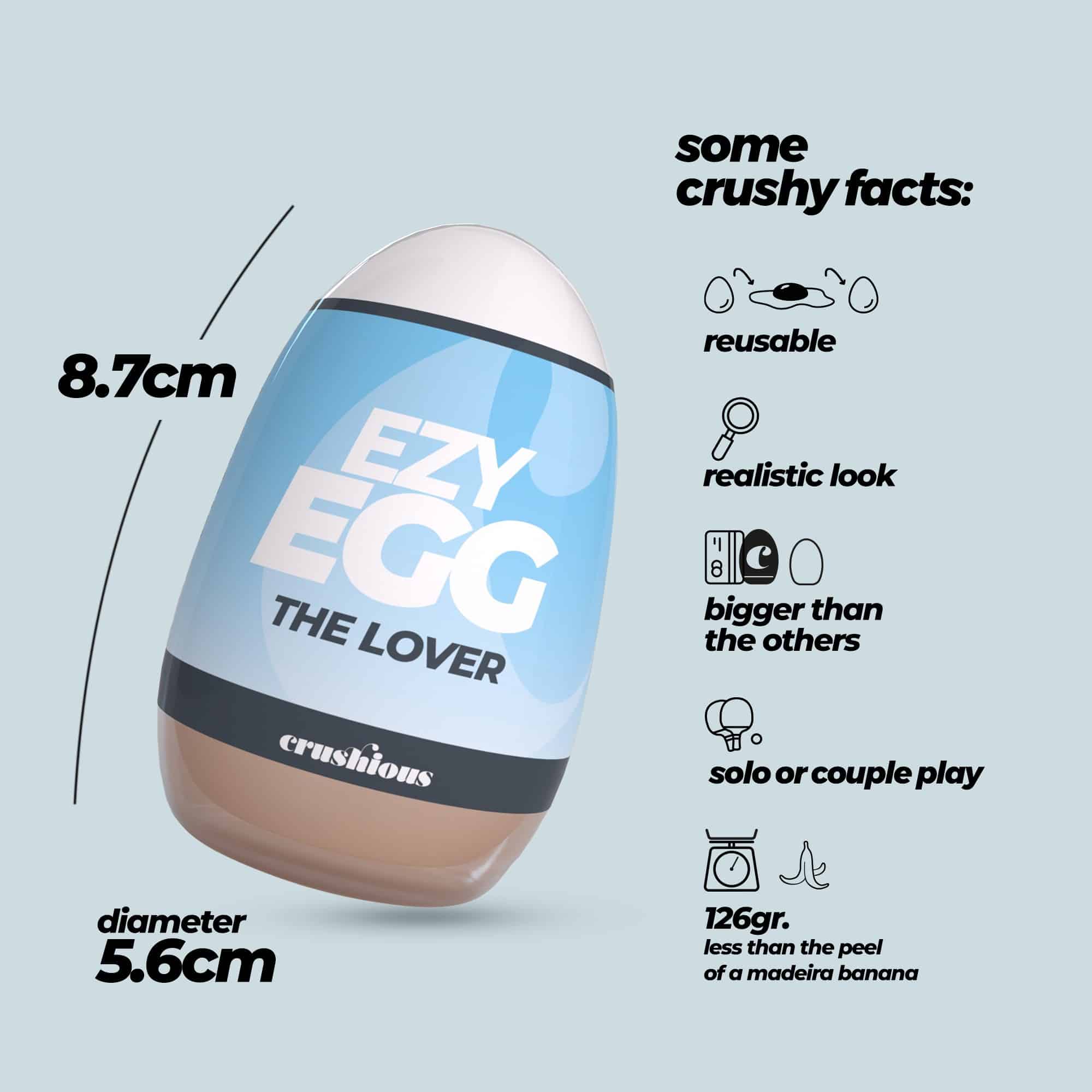 Ovo Masturbador Ezy Egg The Lover Crushious - Image 8
