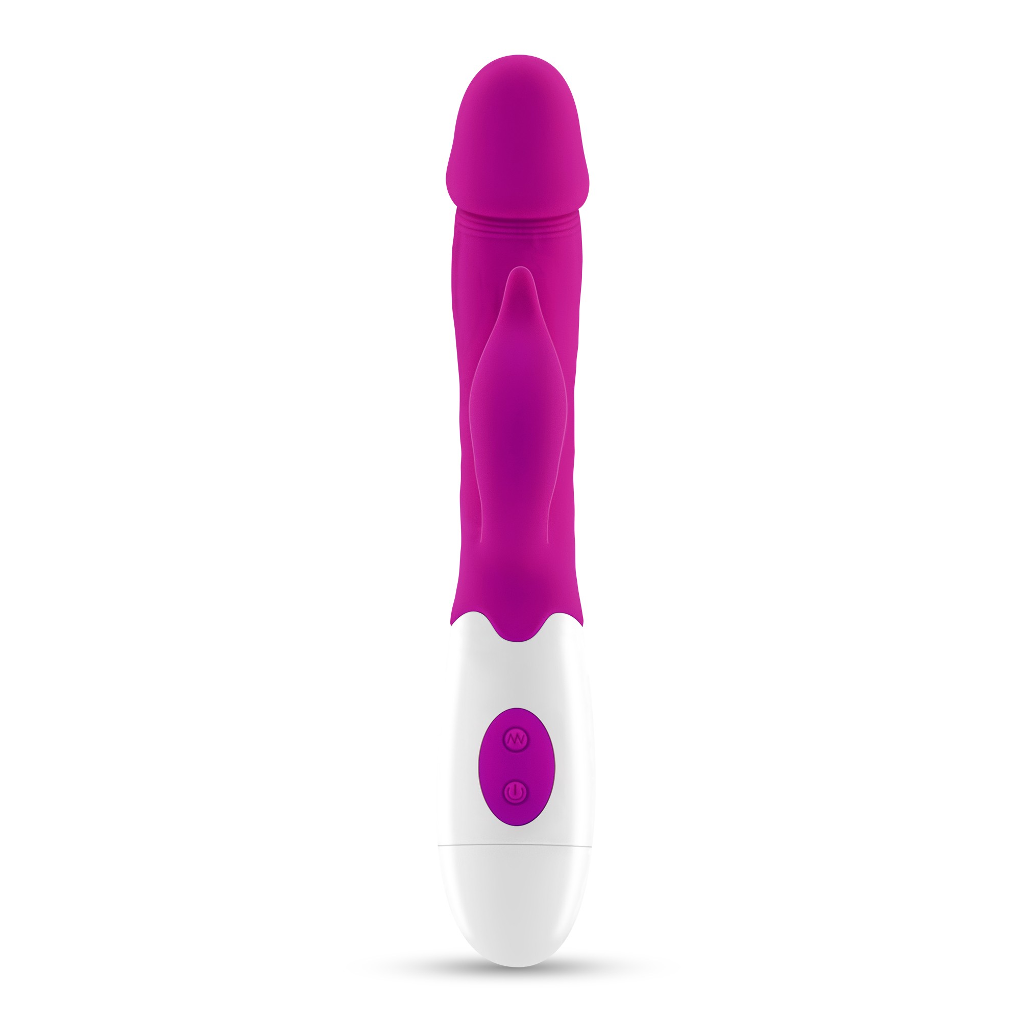 Vibrador Com Estimulador De Clitóris Mochi Roxo E Lubrificante À Base De Água Incluído Crushious - Image 3