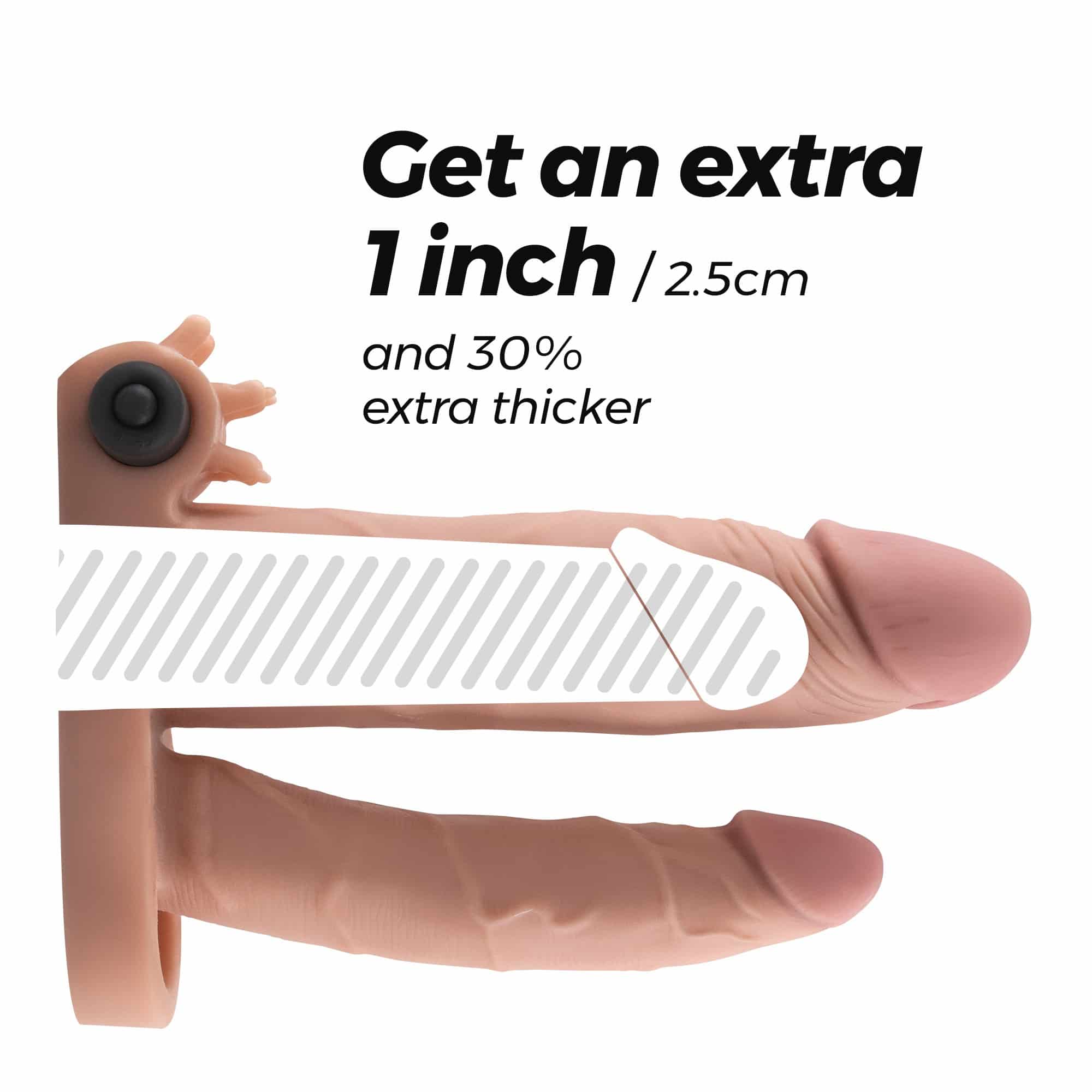 Manga Realista Para Pénis Com Dildo Extra General Dickobi Crushious - Image 7