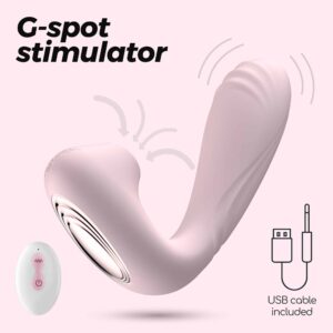 Estimulador Com Controlo Remoto Pookie + Crushious Rosa