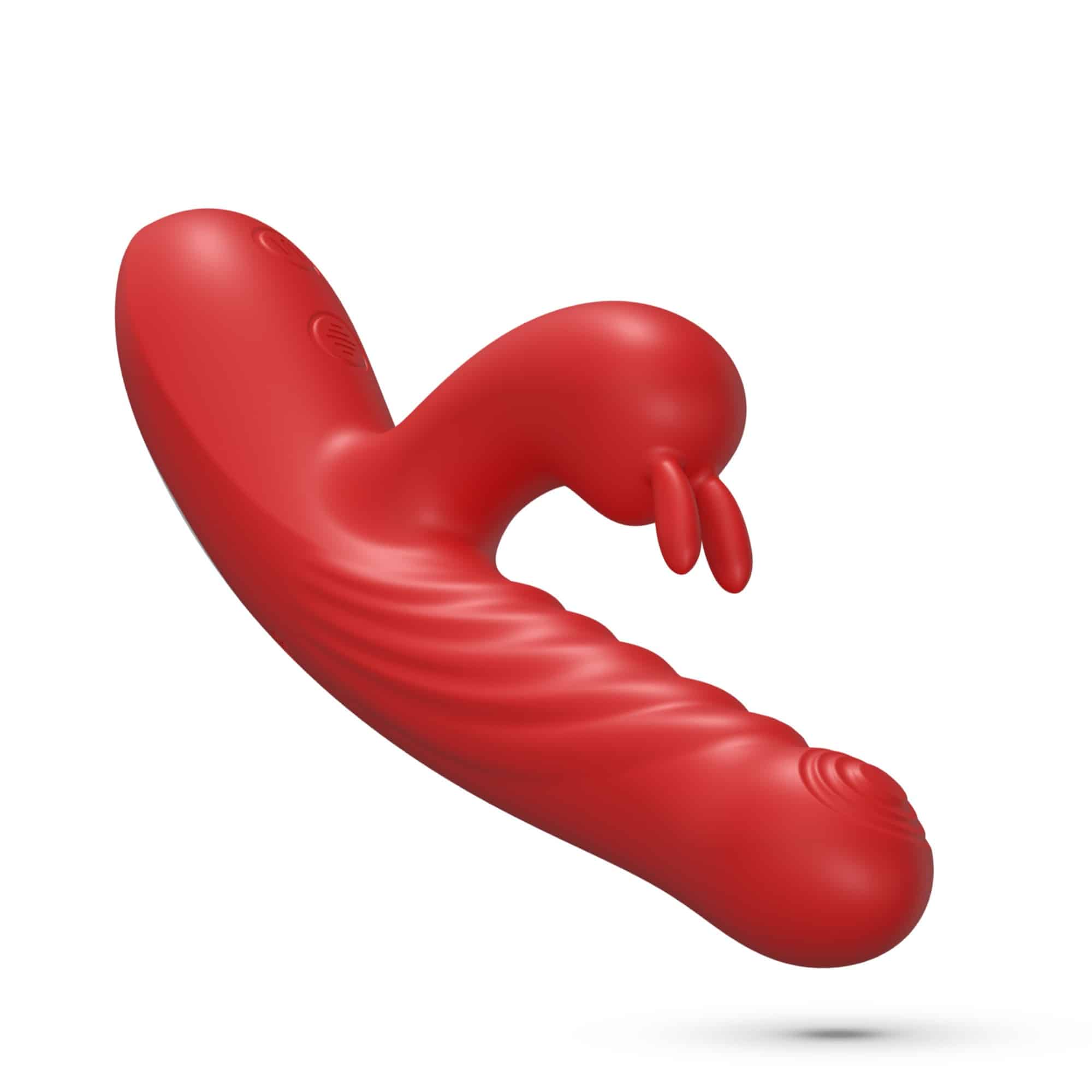 Lapin Vibrador Recarregável Rabbit Com Impulso Vermelho Crushious - Image 6