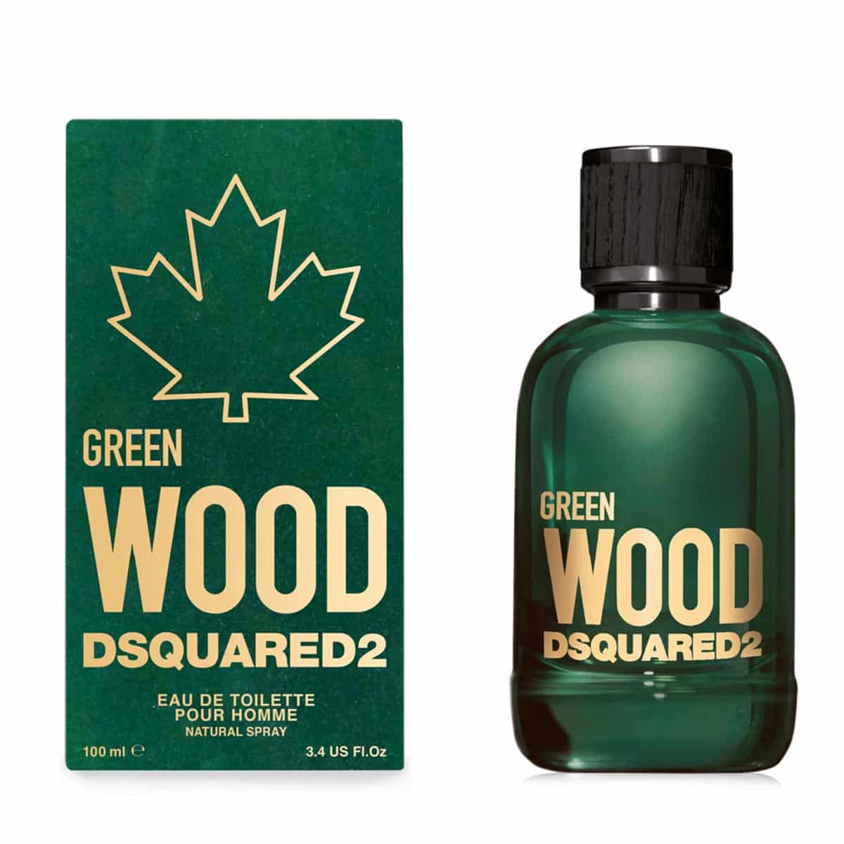 Dsquared Dsquared2 Green Wood Eau De Toilette Pour Homme 100ml