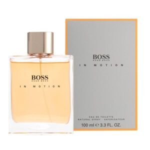 Frasco do perfume Hugo Boss Boss In Motion Eau de Toilette 100 ml para homem