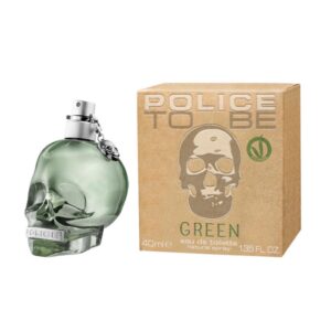 Frasco Police To Be Green Eau de Toilette 40 ml unissexo.