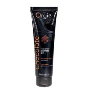 Lubrificante À Base De Água Com Sabor A Chocolate 100Ml Orgie