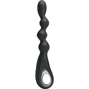 Pretty Love - Federer Vibrador Anal 12 Vibrações Preto