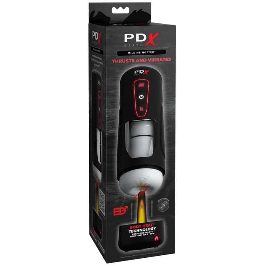 Pdx Elite - Masturbador Automático Milk Me Hotter Com Vibração De Efeito De Calor E Impulsão - Image 7