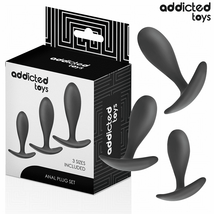 Addicted Toys - Conjunto De 3 Plug Anal Modelo 2