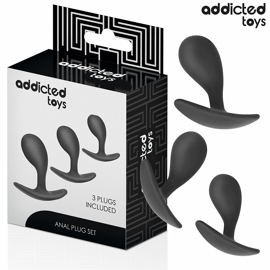 Addicted Toys - Conjunto De 3 Plug Anal Modelo 3