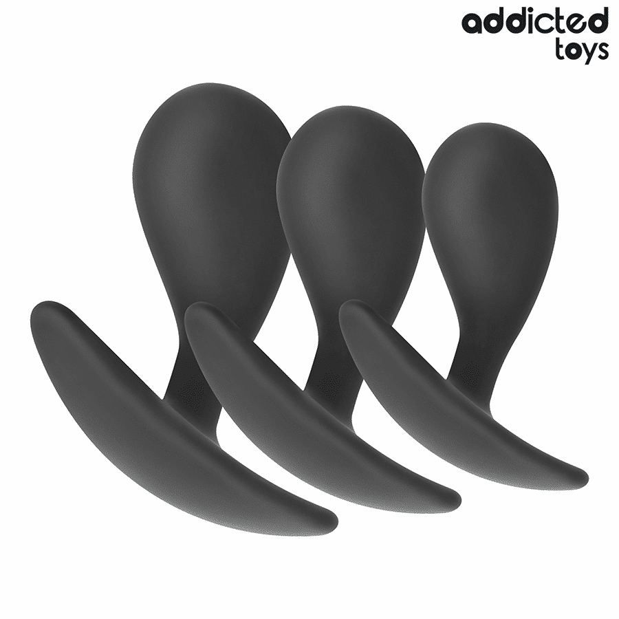 Addicted Toys - Conjunto De 3 Plug Anal Modelo 3 - Image 2