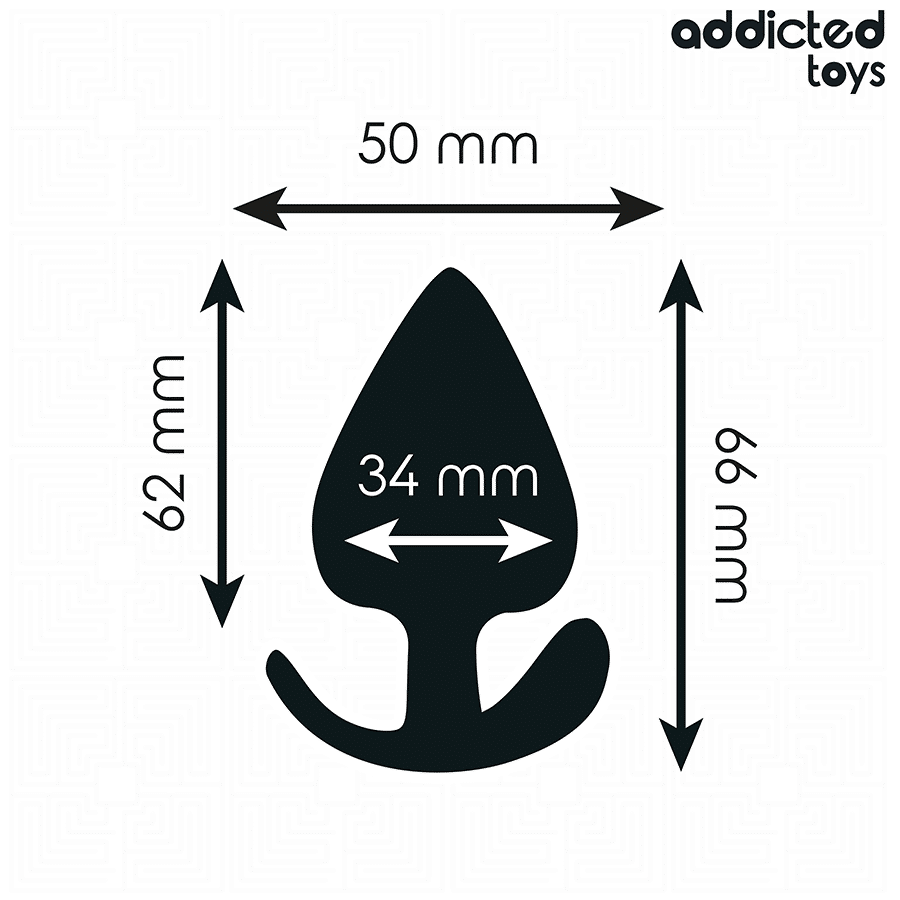 Addicted Toys - Plug Anal Tamanho M 6,6 Cm - Image 4