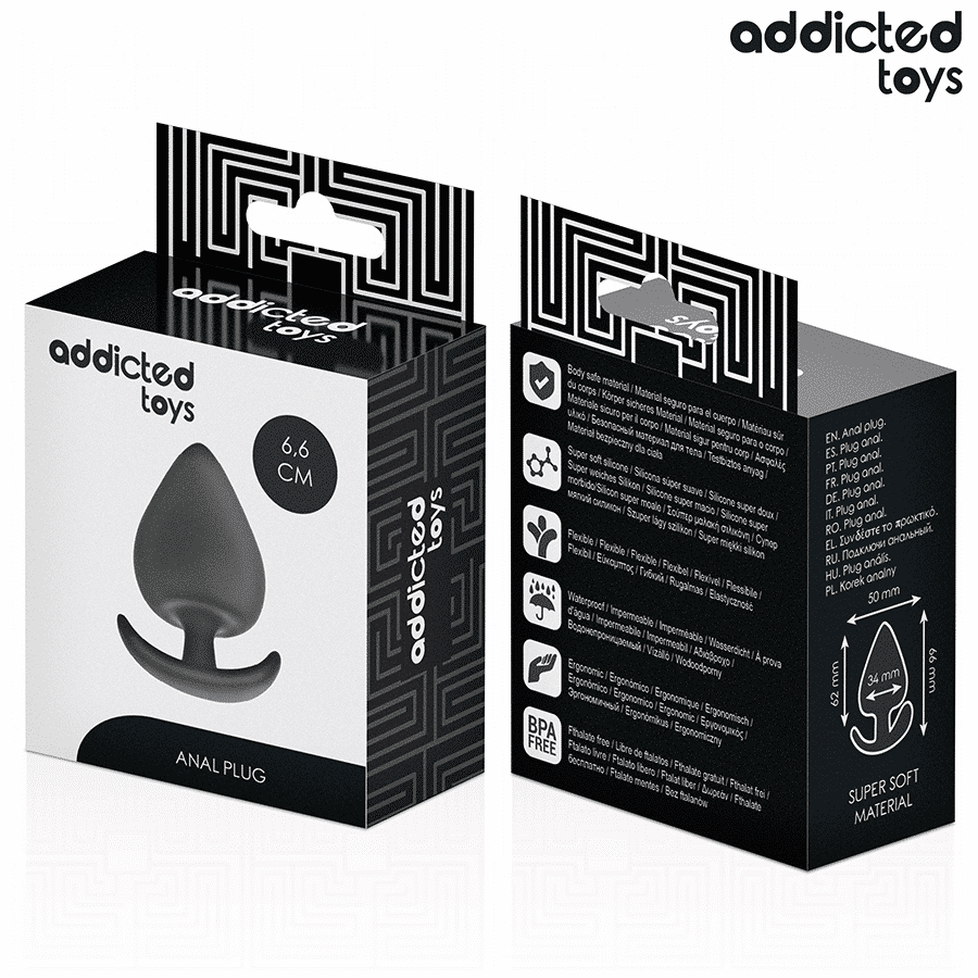 Addicted Toys - Plug Anal Tamanho M 6,6 Cm - Image 7