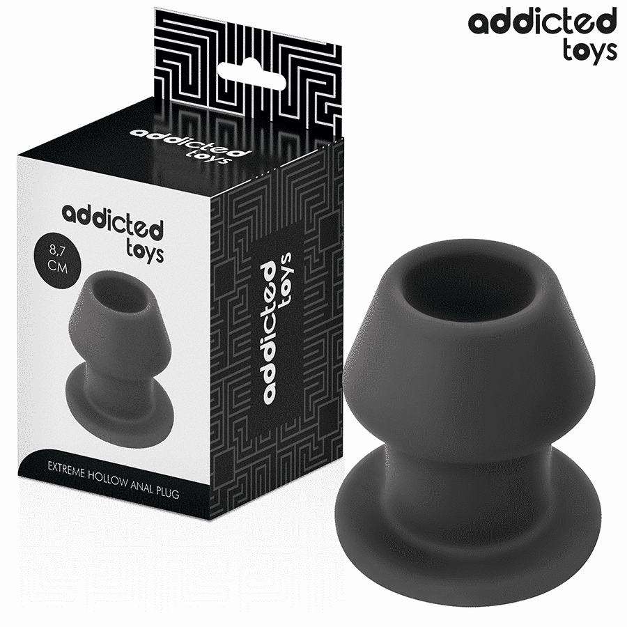Addicted Toys - Plug Anal Extremo Oco Tamanho M 8,7 Cm