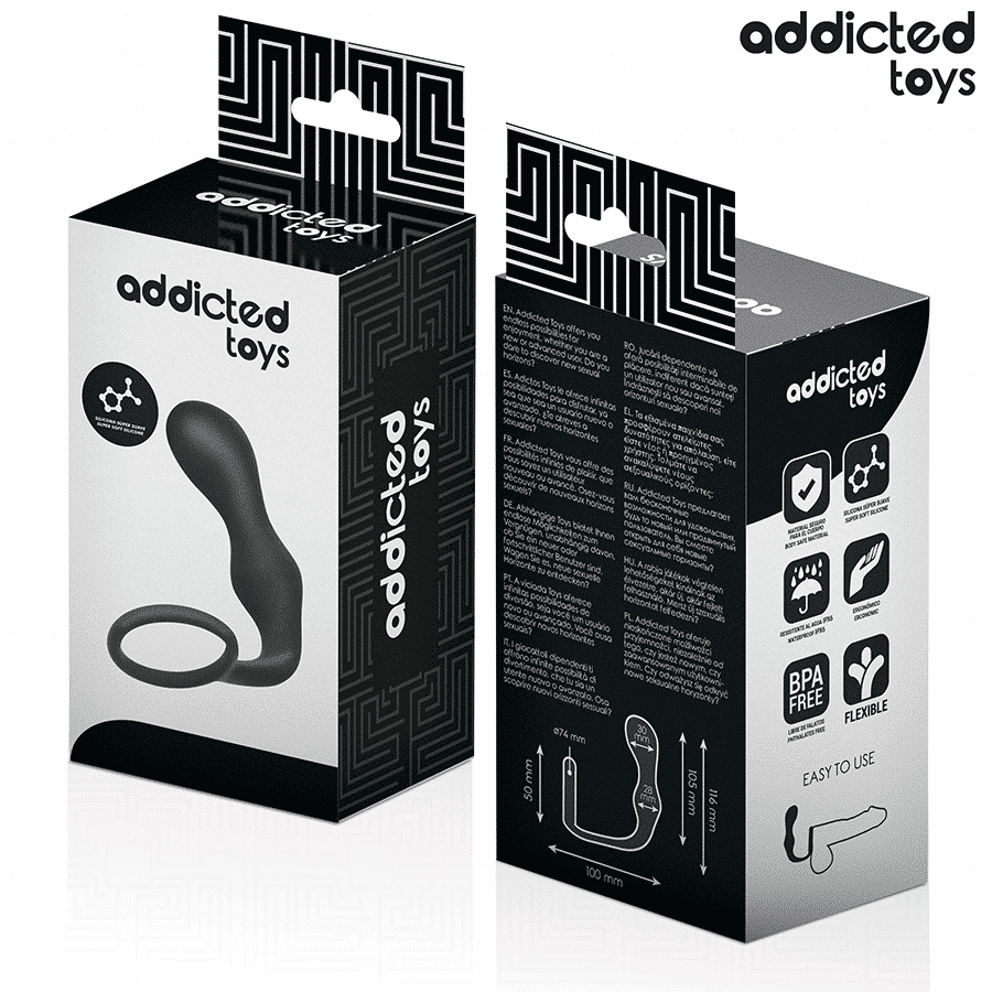 Addicted Toys - Plug Anal Com Anel Modelo 3 - Image 6
