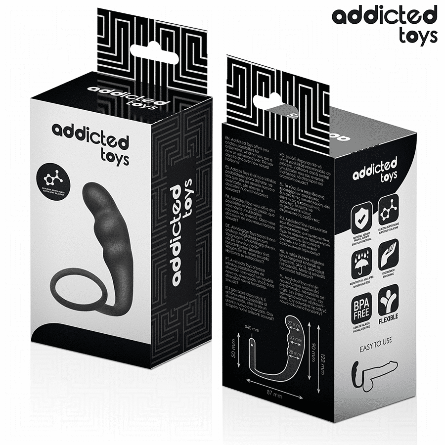 Addicted Toys - Plug Anal Com Anel Modelo 4 - Image 6