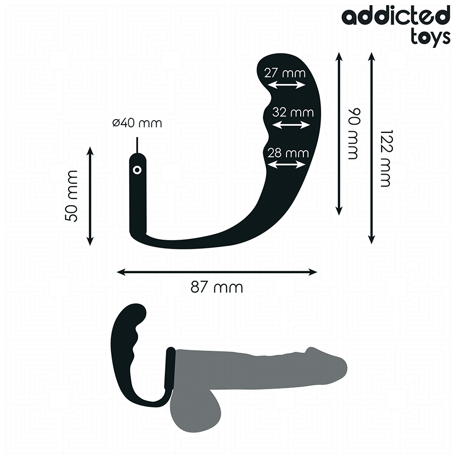 Addicted Toys - Plug Anal Com Anel Modelo 4 - Image 4