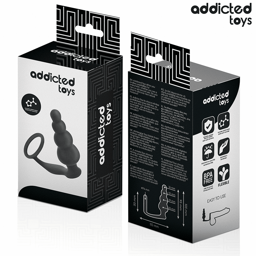 Addicted Toys - Plug Anal Com Anel Modelo 5 - Image 6