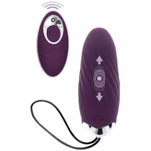 Toyjoy - Felicidade Knock Knock Eggstavagant Vibrador Controle Remoto Roxo