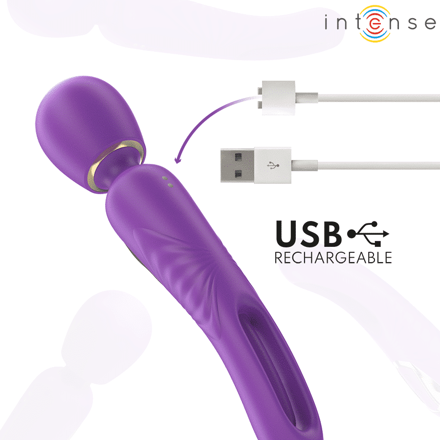 Intense - Varinha Vibratória Christy Com Língua Que Gira - Image 6