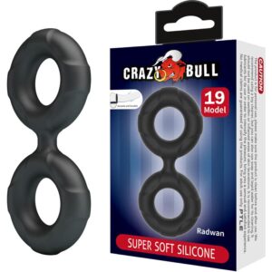 Crazy Bull - Anel Duplo De Silicone Radwan Modelo 19