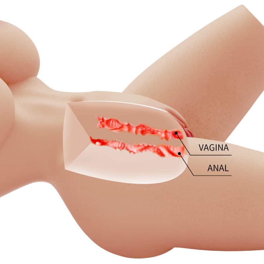 Crazy Bull - Lily Tronco Feminino Realista Vagina E Anal 4 Kg - Image 7