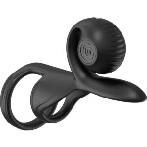 Snail Vibe - Jovi Couples Ring Controle Remoto Preto