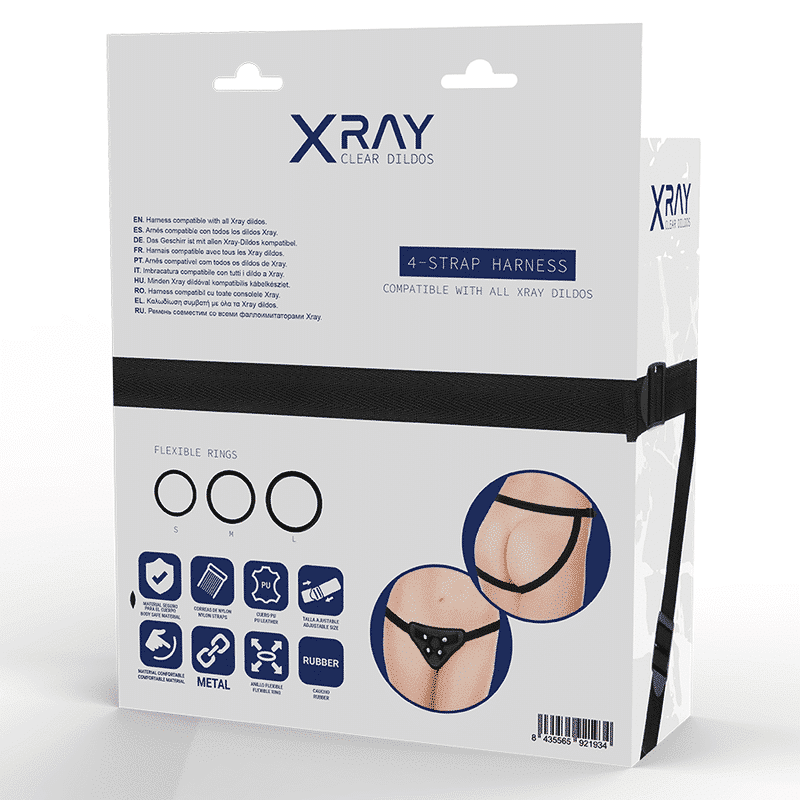 X Ray - Arnês Com Anéis De Silicone - Image 7
