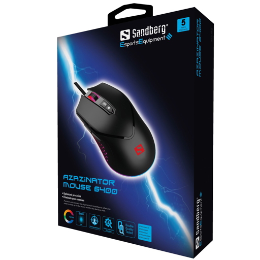 SANDBERG – Rato Usb Azazinator 6400 - Image 5
