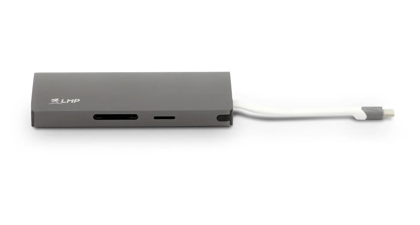 LMP – Usb-C Travel Dock 4K 9Port (Space Grey) - Image 7