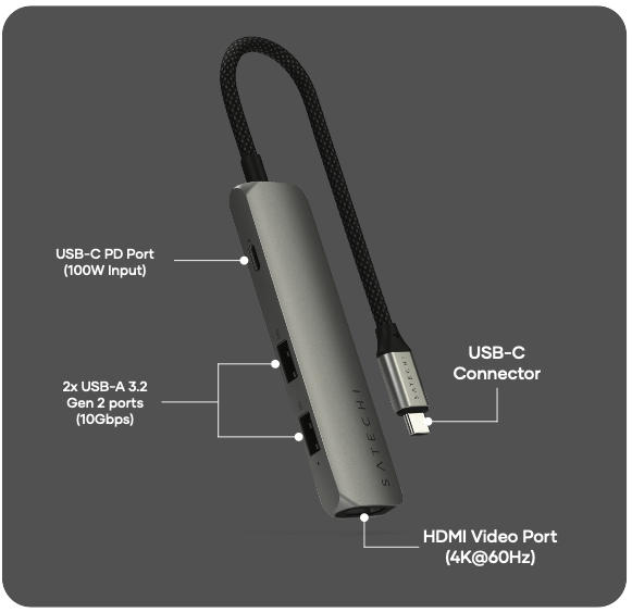 SATECHI – 4-In-1 Usb-C Hub With Ethernet - Image 7