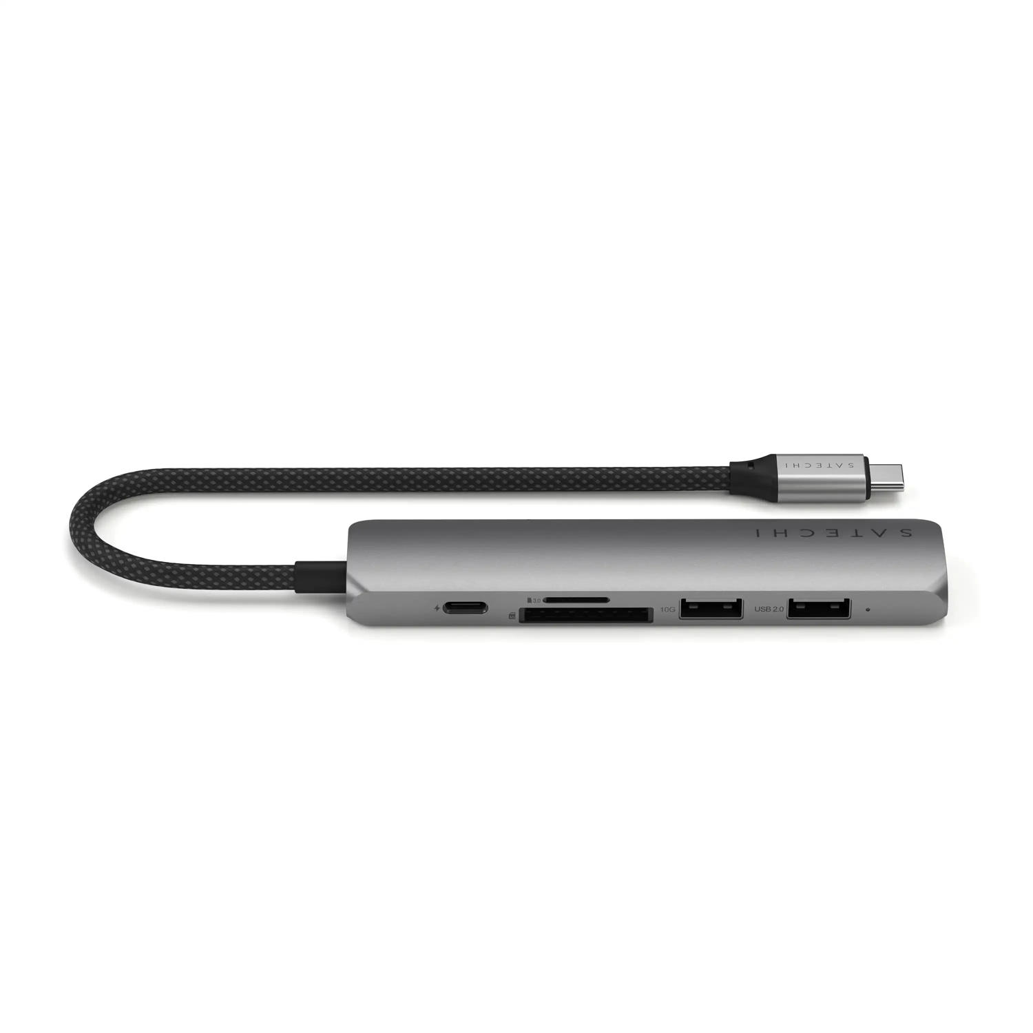 SATECHI – Usb-C Slim Multiport Adapter 6In1 (Space Grey) - Image 3