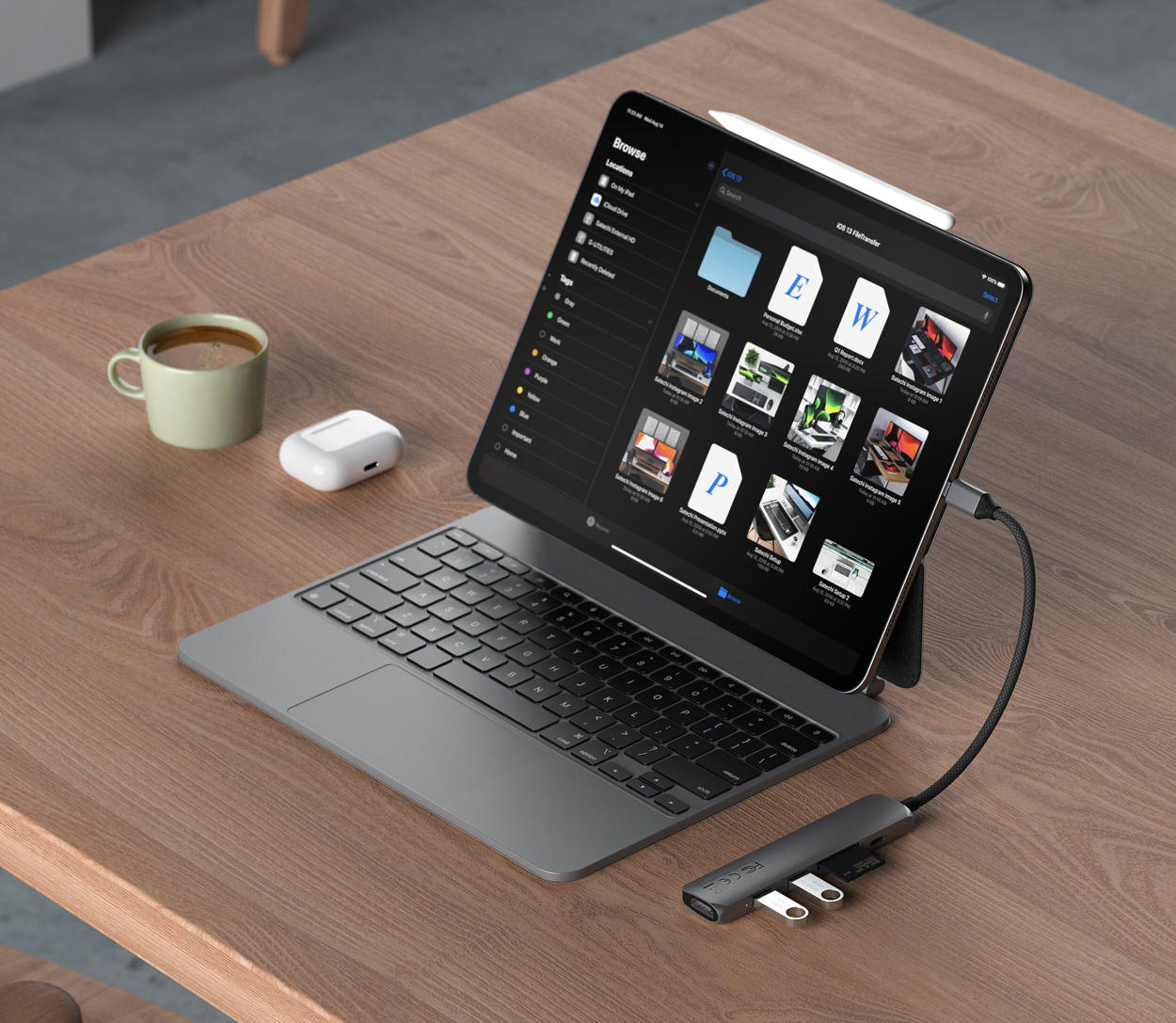 SATECHI – Usb-C Slim Multiport Adapter 6In1 (Space Grey) - Image 6
