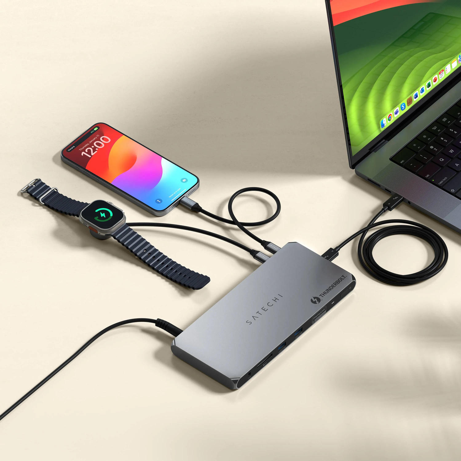 SATECHI – Thunderbolt 4 Docking Station W/ Displaylink - Image 7