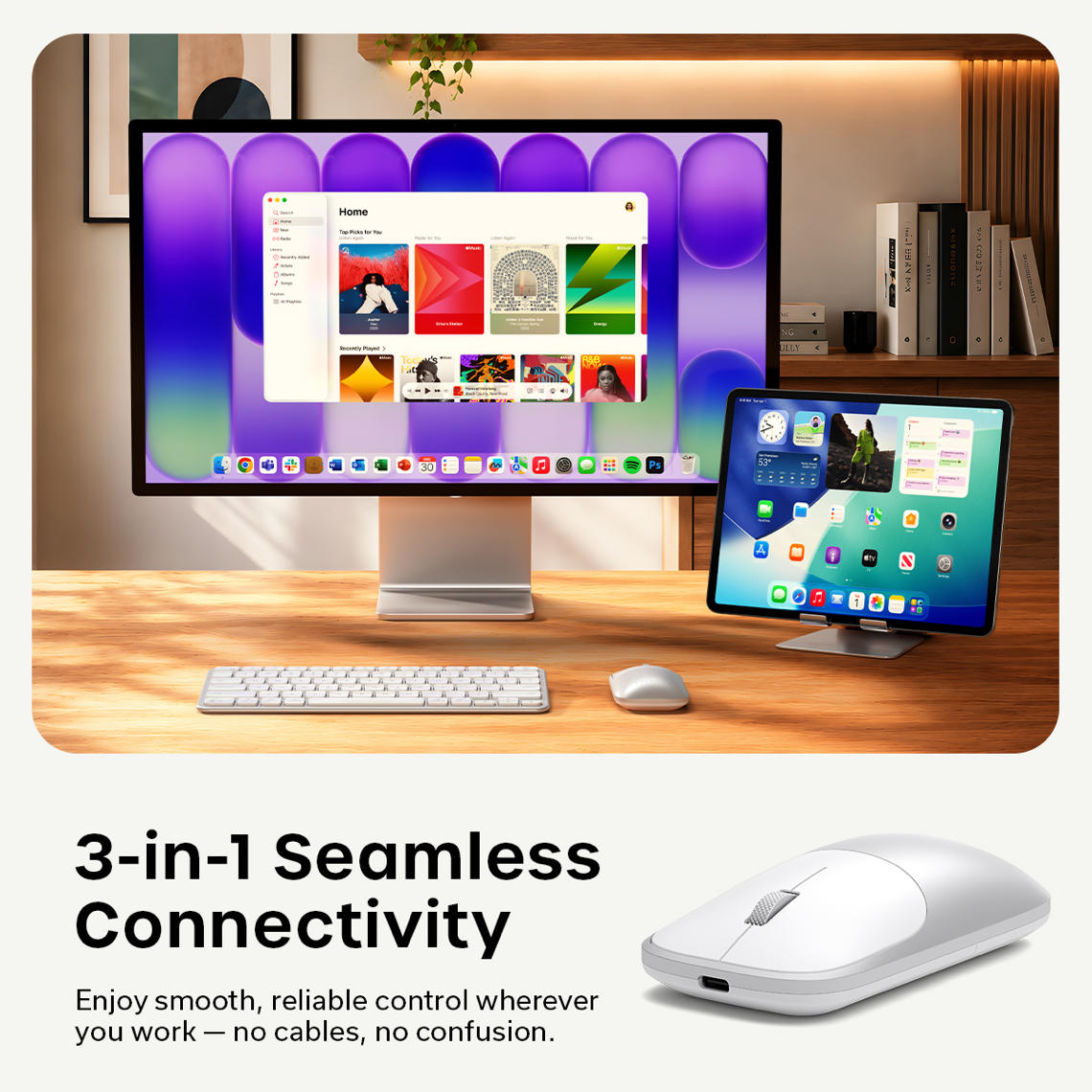 SATECHI – Rato Slim Ex Wireless (White) - Image 7
