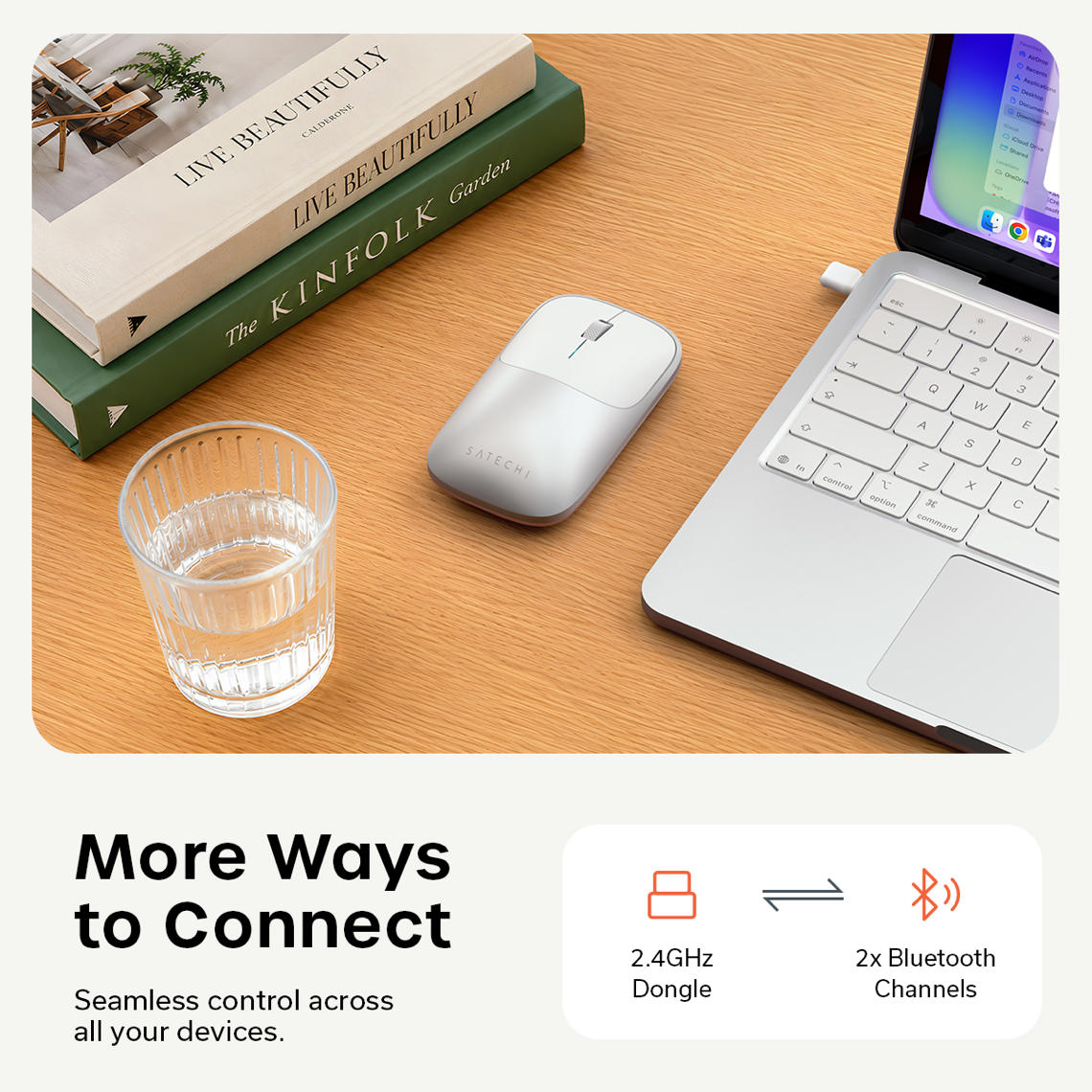 SATECHI – Rato Slim Ex Wireless (White) - Image 9