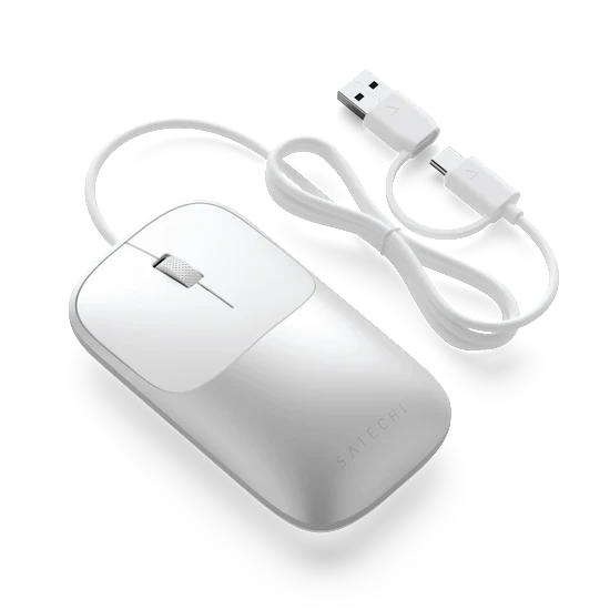 SATECHI – Rato Slim Lx Wired Mouse (Silver)