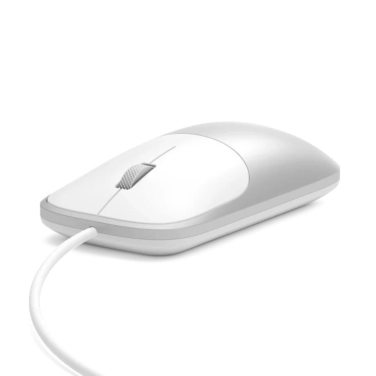 SATECHI – Rato Slim Lx Wired Mouse (Silver) - Image 3