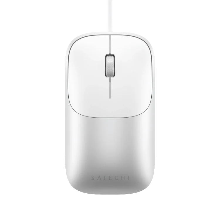 SATECHI – Rato Slim Lx Wired Mouse (Silver) - Image 4