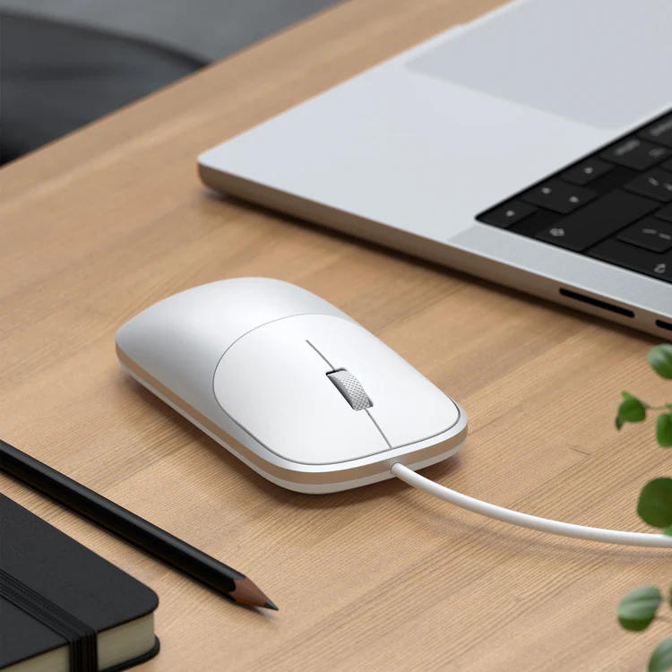 SATECHI – Rato Slim Lx Wired Mouse (Silver) - Image 7