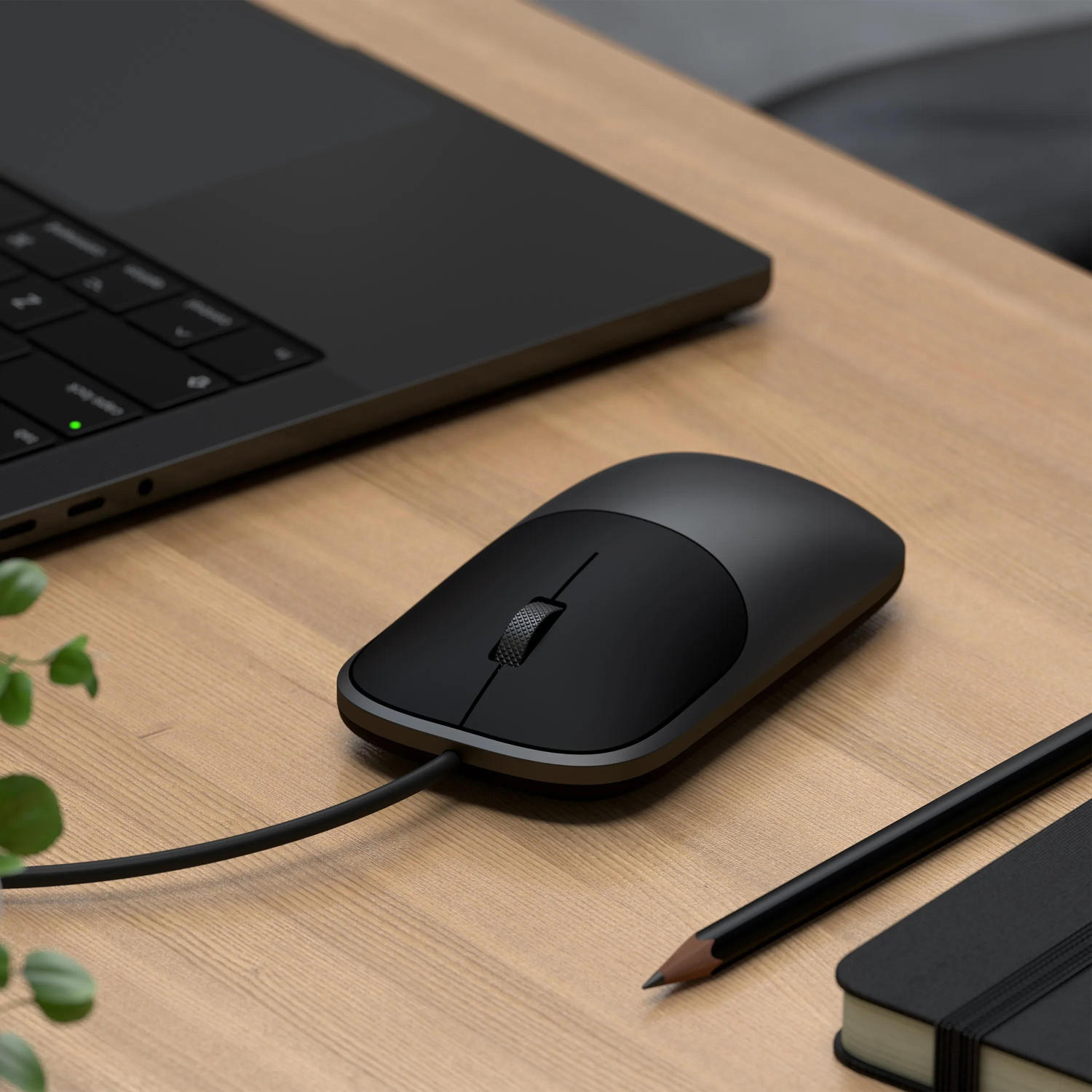 SATECHI – Rato Slim Lx Wired Mouse (Space Black) - Image 7