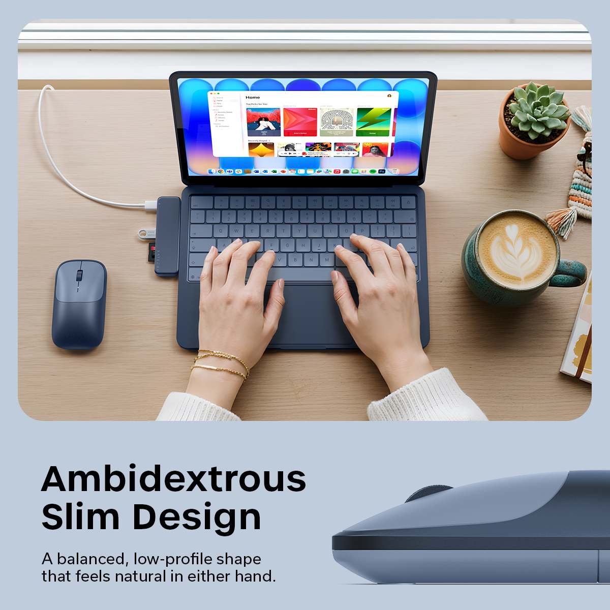 SATECHI – Rato Slim Ex Wireless (Indigo) - Image 9