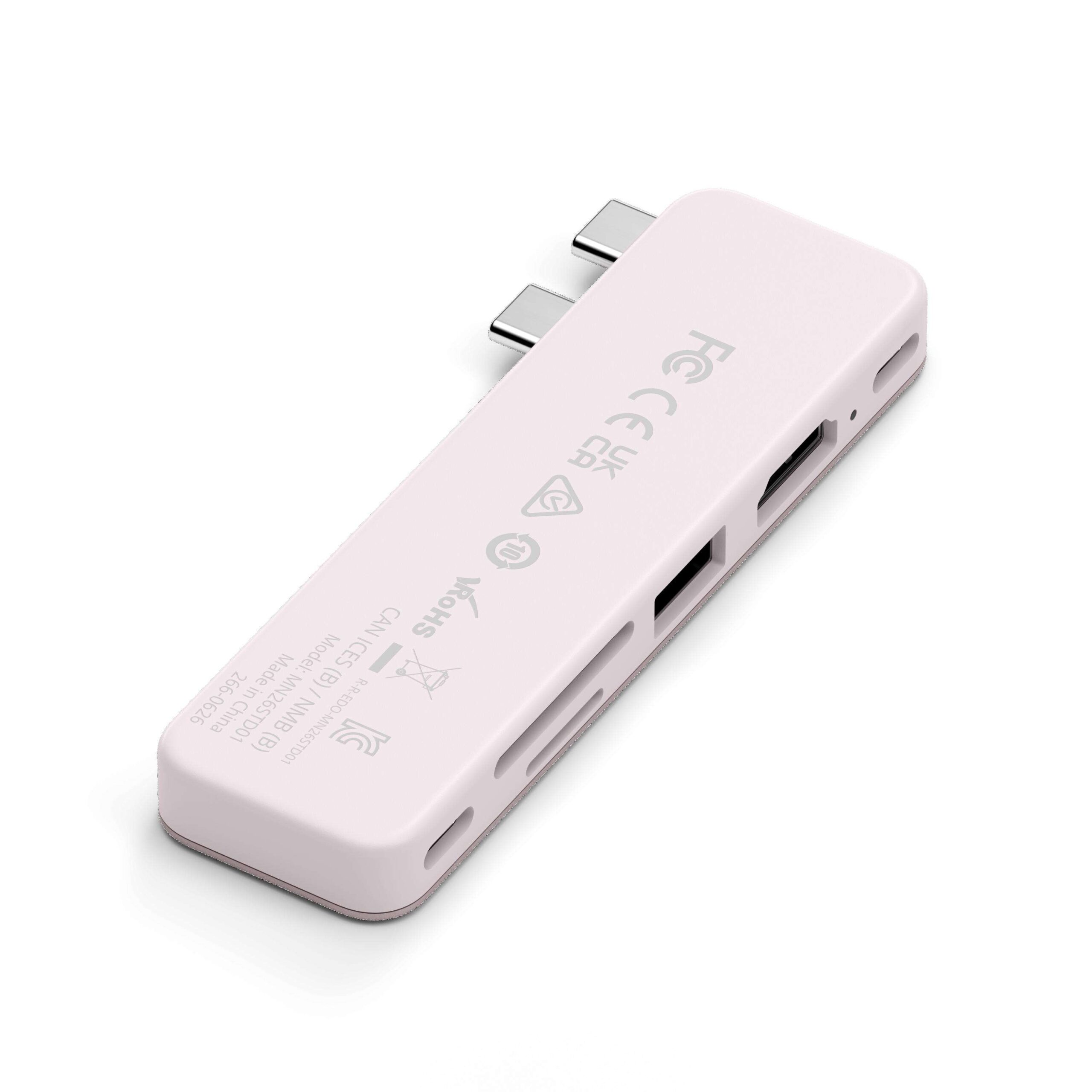 SATECHI – Usb-C Snap Hub (Blush) - Image 3