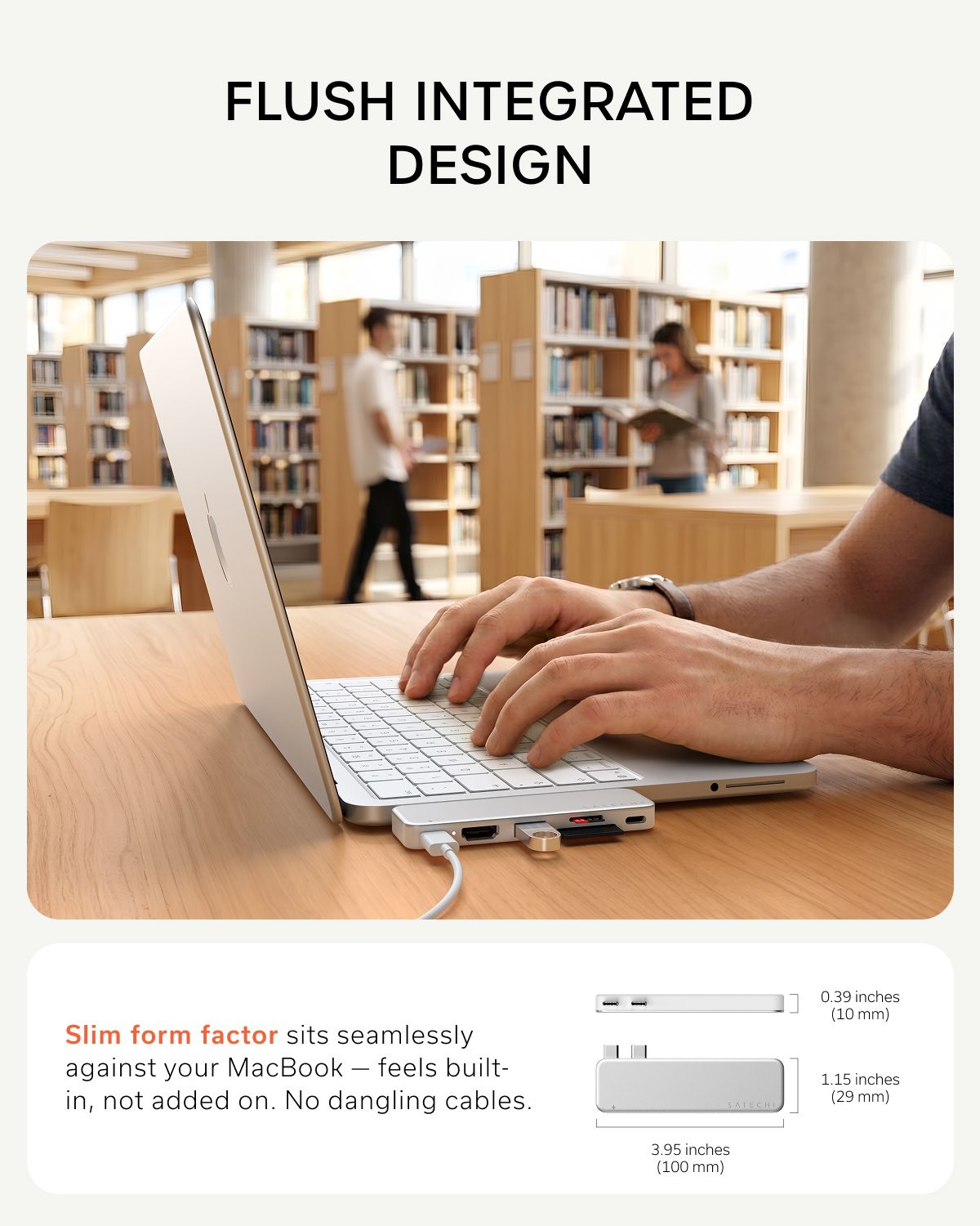 SATECHI – Usb-C Snap Hub (Silver) - Image 9
