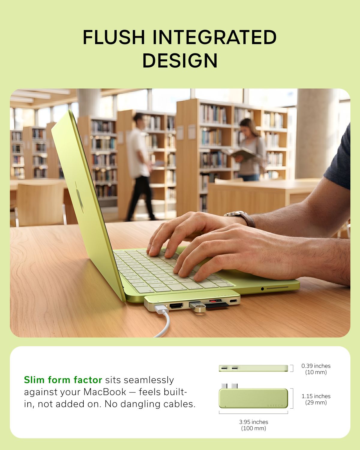 SATECHI – Usb-C Snap Hub (Citrus) - Image 10