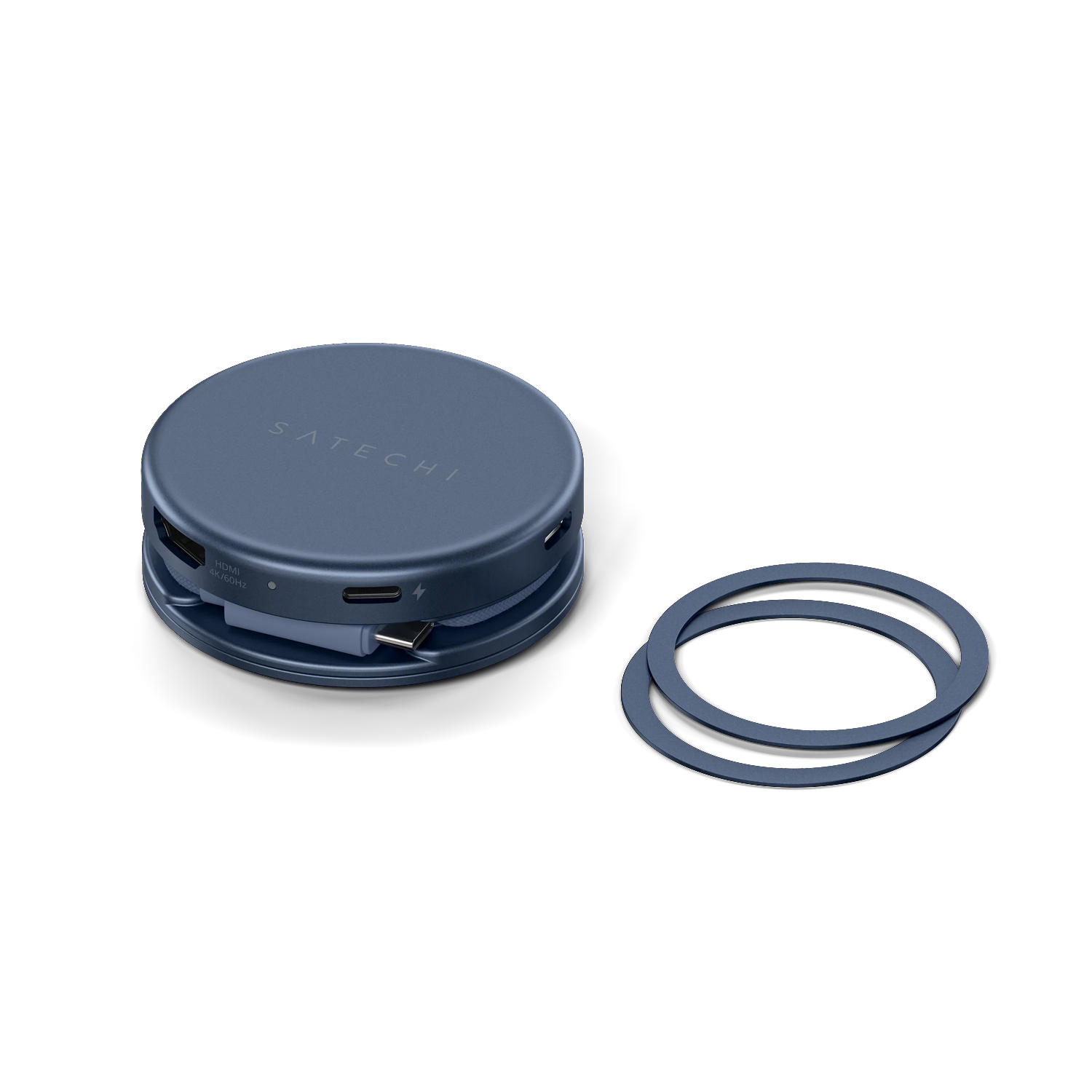 SATECHI – Onthego 5In1 Multiport Adapter (Indigo) - Image 4
