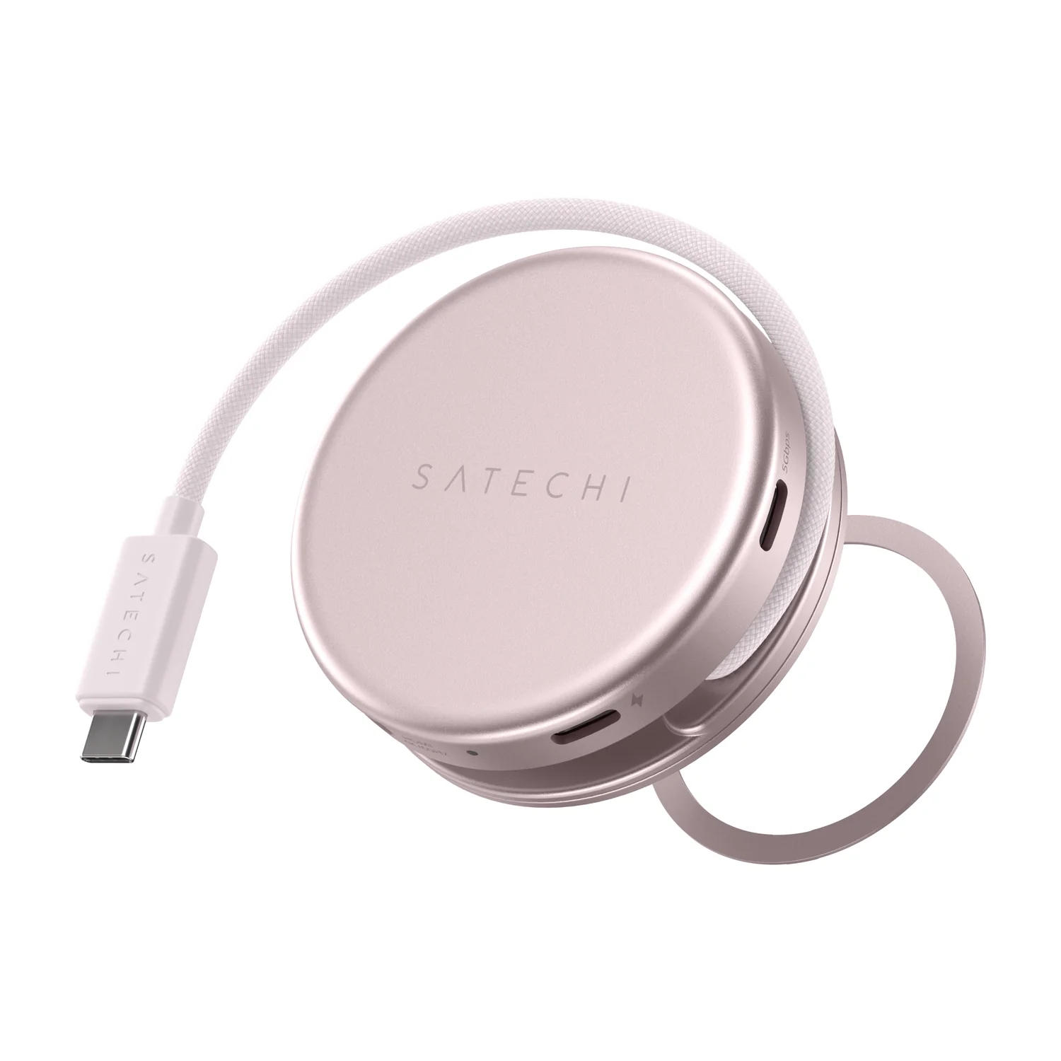 SATECHI – Onthego 5In1 Multiport Adapter (Blush)